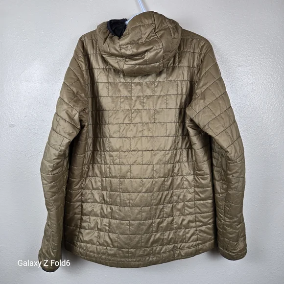 Patagonia Men’s L Nano Puff Pullover Hoodie Brown Insulated PrimaLoft WaterResis - Picture 2 of 8